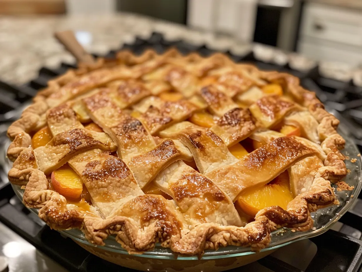 Tips for making finished peach pie