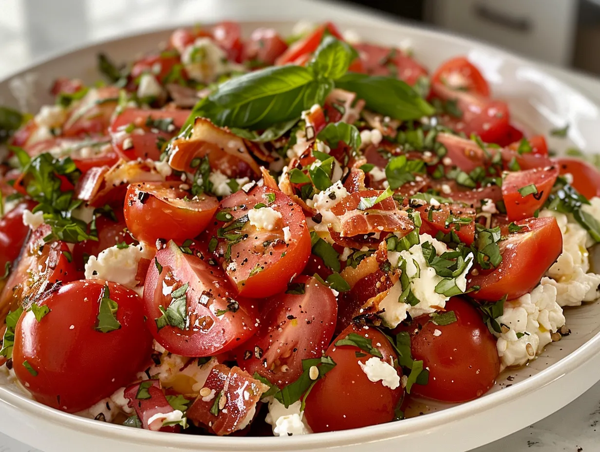 Mouthwatering BLT Cottage Cheese Bowl