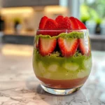 Strawberry Matcha Sago Delight