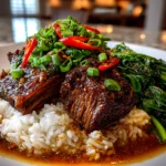 Delicious Korean Pot Roast Close-up