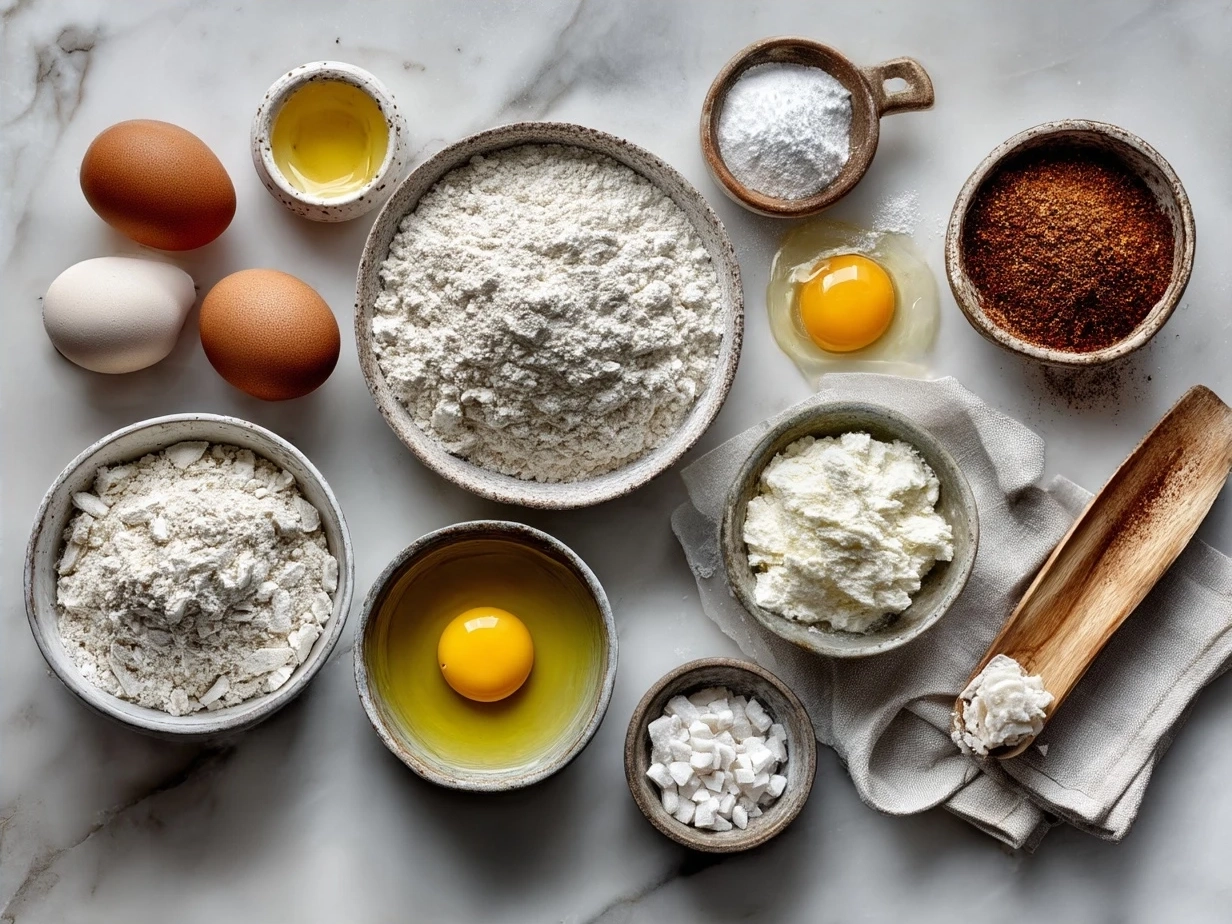 Ingredients for Greek Yogurt Bagels